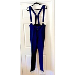 Vintage Feller Hosen Austria 36 Reg blue ski snow pants overalls jumpsuit bib